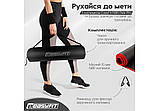 Килимок для йоги та фітнесу EasyFit EF-19192-BK, протиковзкий, Чорний, 180×61×1 см, NBR, легкий, фото 4