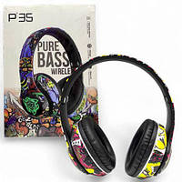 Навушники бездротові "Графіті" D