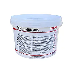 Акрилова еластична гідроізоляція стійка до УФ-випромінювання для балконів та терас Teknomer 305/Текномер 305 уп.3 кг.