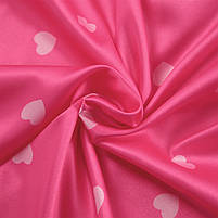 Жіноча піжама Lesko 2S5247B S сорочка та шорти рожева із сердечками 4 шт., фото 5