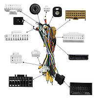 Штатний комплект перехідна рамка з проведенням 9" Lesko Audi Q5 2008-2017 (повна комплектація) CAN-BUS 2 шт., фото 4