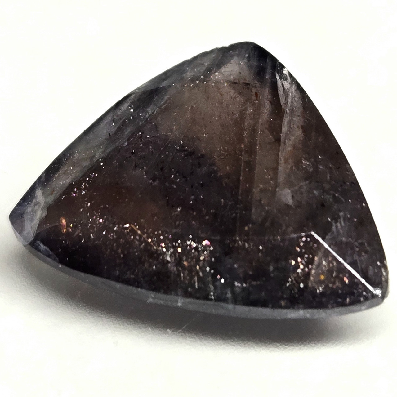 Іоліт (кордієрит) із сонячним каменем - ювелірна вставка 4,9 ct, фото 1