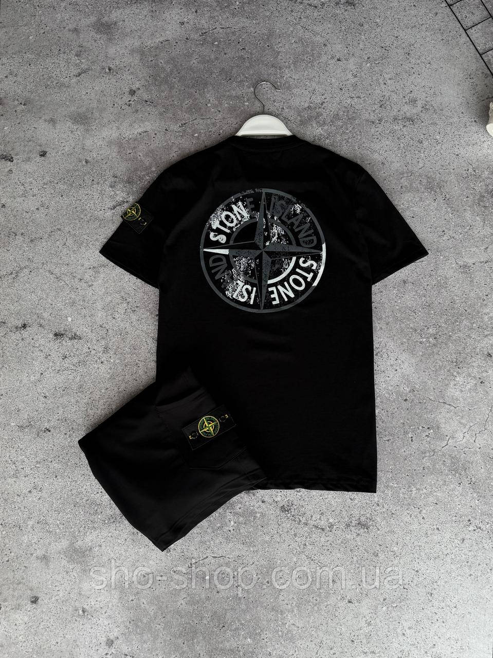 Мужской летний комплект Stone Island чоловічій літній костюм Stone Island Турция, фото 1