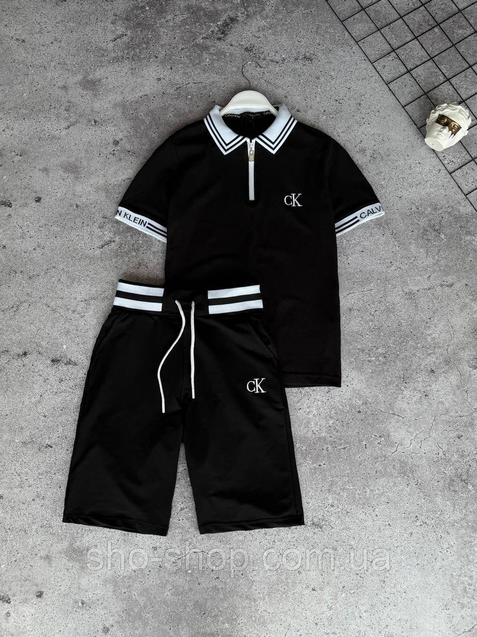 Мужской летний комплект Calvin Klein чоловічій літній костюм Calvin Klein Турция, фото 1