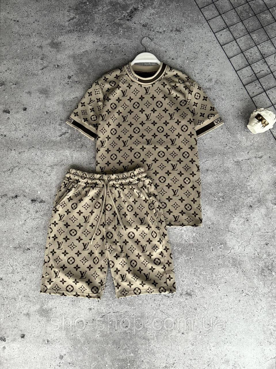 Мужской летний комплект Louis Vuitton чоловічій літній костюм Louis Vuitton Турция, фото 1