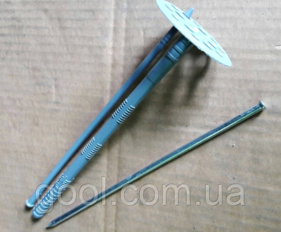 Дюбель для минеральной ваты и пенопласта с металлическим стержнем ...