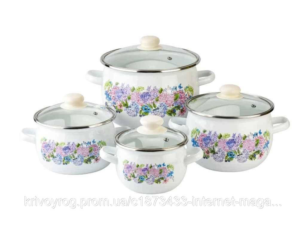 Набір посуду 4 предм. I6929 Анабель (біла) ТМ IDILIA, фото 1