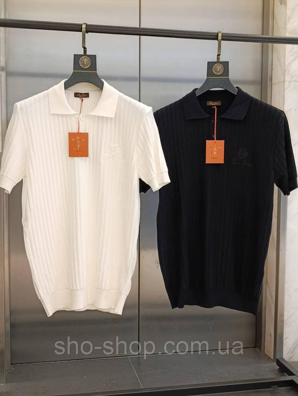 Поло LORO PIANA TShLPn021 чоловіче пальто Loro Piana Туреччина L (Чорний), фото 1
