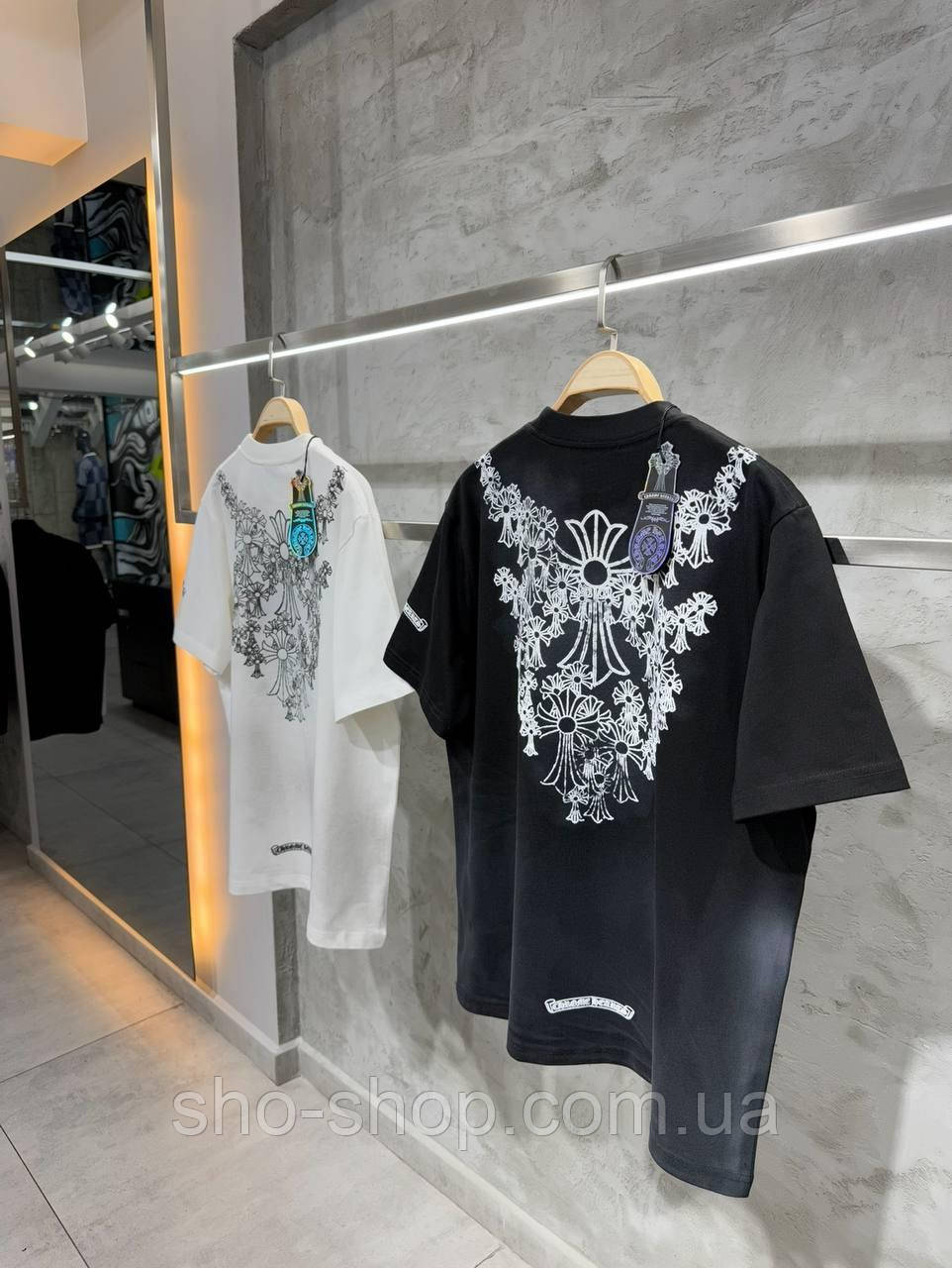 Футболка LUX TShCH024 чоловіча футболка Chrome Hearts Туреччина, фото 1