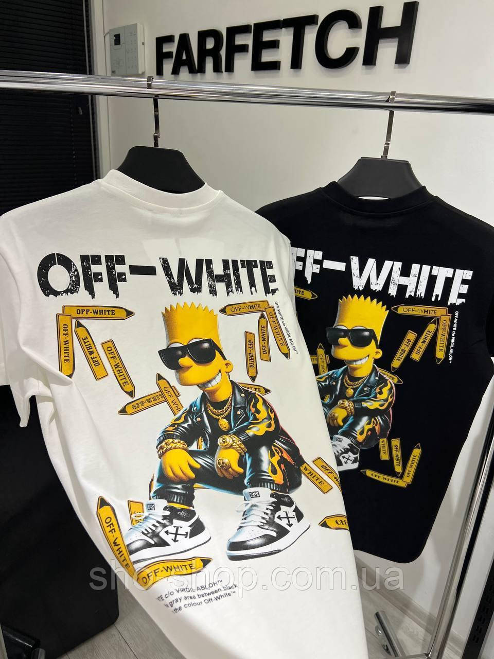 Футболка OFF WHITE TShOFFn018 чоловіча футболка Off-White Туреччина, фото 1