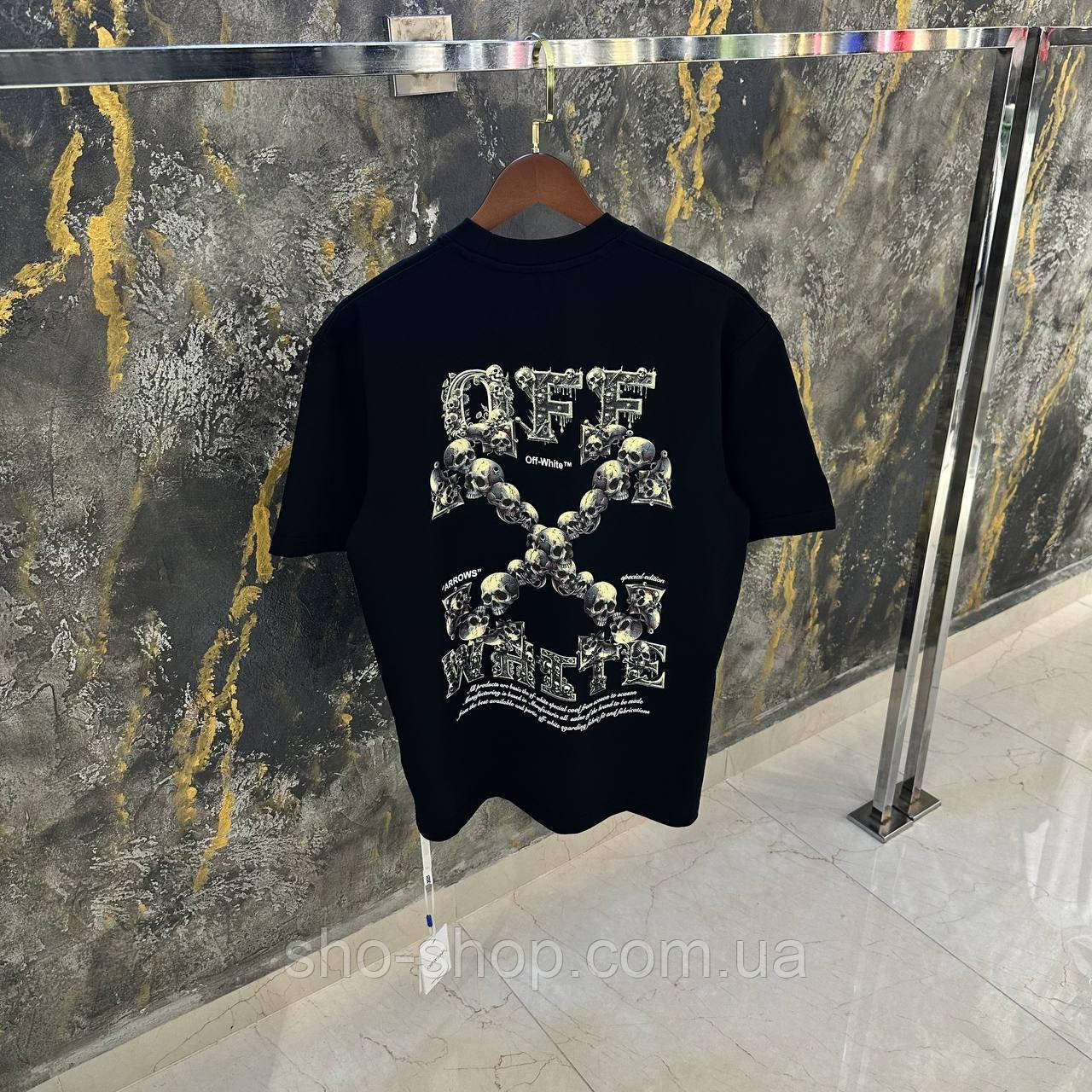Футболка Off White LUX TShOFFn011 чоловіча футболка Off-White Туреччина, фото 1