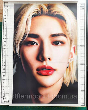 Наліпка для одягу Корейський виконавець розмір А4 Код/Артикул А4