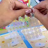 Книжка логічна WToys 10 ст транспорт картки на липучках сортер водна розмальовка маркер 23,5*22*1см (55049), фото 5