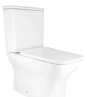 Унітаз для сучасного інтер'єру 620х360х800mm Mixxus STYLE Стильний підлоговий унітаз для ванної