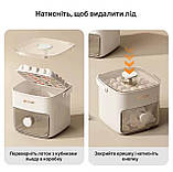 Контейнер- форма для приготування та зберігання льоду на 48 кубиків з кришкою та щипцями | домашній льодогенератор, фото 3