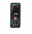 Лазерний далекомір Mileseey R2 40м з 2 дюймовим чорно-білим дисплеєм, вбудованим курвіметром, NI-MH батареї, фото 2