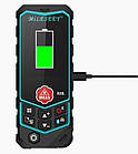 Лазерний далекомір Mileseey R2 100м з 2 дюймовим чорно-білим дисплеєм, вбудованим курвіметром, NI-MH батареї, фото 5