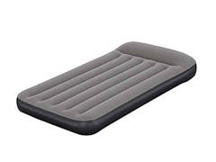 Ліжко-велюр 188х99х30см синій з вбудованим насосом USB арт.671BQ ТМ BESTWAY