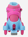 Роликові ковзани дитячі розсувні для дівчаток Reaction, фото 4
