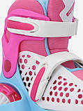 Роликові ковзани дитячі розсувні для дівчаток Reaction, фото 7