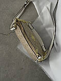Жіноча сумка Coach Bolso de hombro Teri молочний через плечі Коуч, фото 4
