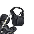 Сумка на коляску Baby Go Чорна з водовідштовхувального матеріалу з карабінами, фото 6