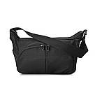 Сумка на коляску Baby Go Чорна з водовідштовхувального матеріалу з карабінами, фото 3