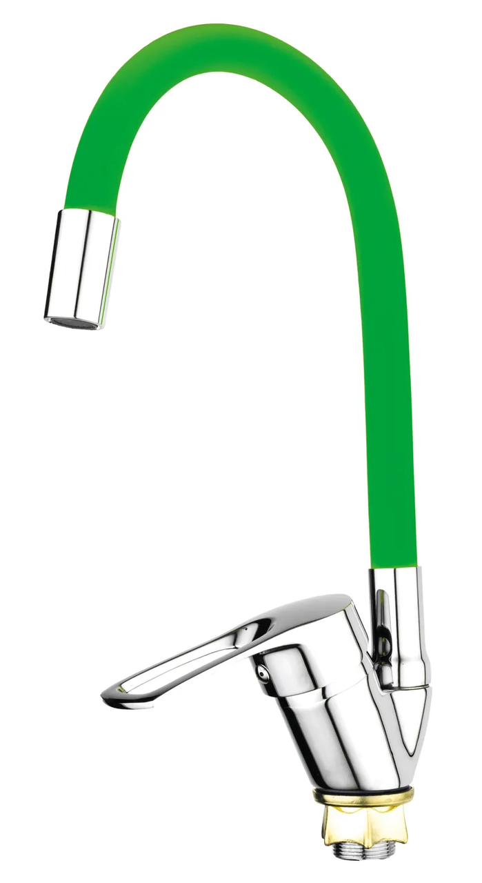 Змішувач для кухні Mixxus FANY 011 (Nut) Refl.Green (без підводки) (MI6292), фото 1
