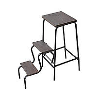 Стілець "Драбина" d16 мм (Кабо-Верде) Чорний