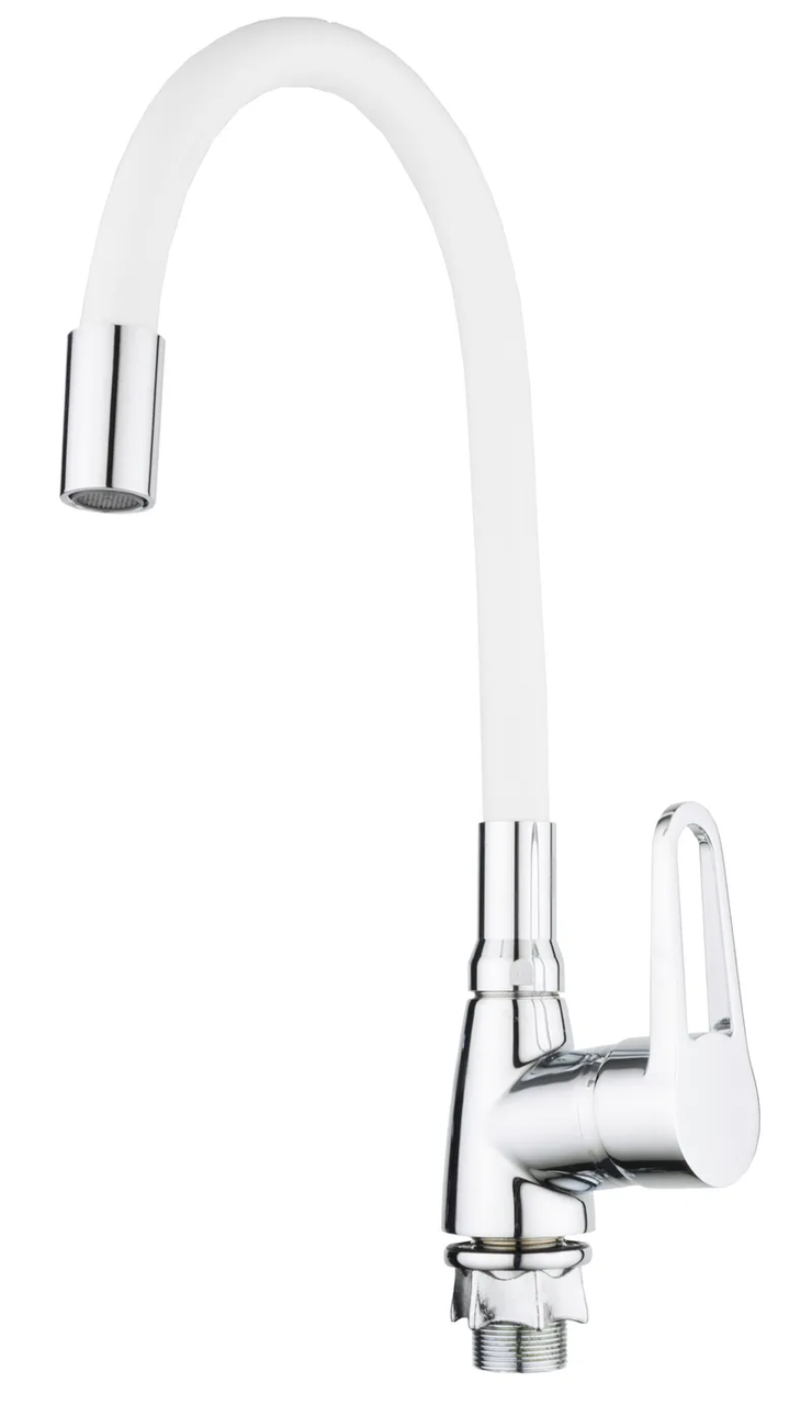 Змішувач для кухні Mixxus Elba 014 (Nut) Refl.White (без підводки) (MI6310), фото 1