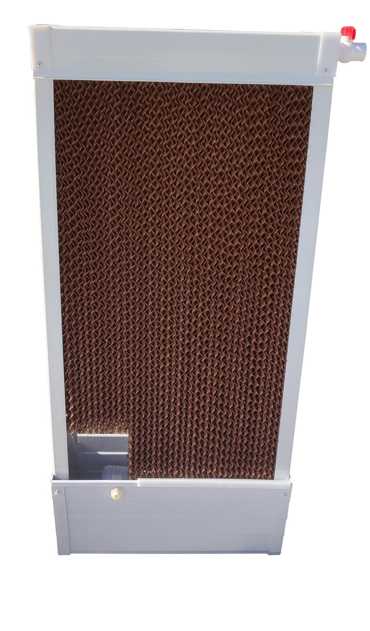 Паперова охолоджуюча панель 60х15х225 см(випарний водяний охолоджувач) для крільчатника, пташника, теплиць