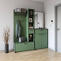 Передпокій Moreli KO-0002 1690x1880x380 мм Зелений димчастий