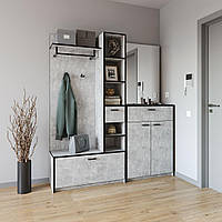 Передпокій Moreli KO-0002 1690x1880x380 мм Бетон