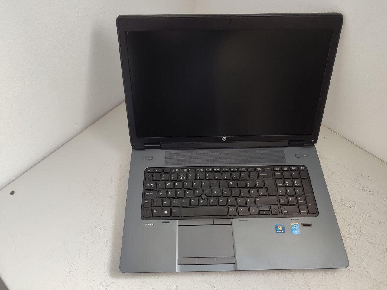 Б/в Ноутбук HP ZBook 17 G1 17.3" 1920x1080| Core i7-4900MQ| 32 GB RAM| 256 GB SSD| Quadro K610M 1GB