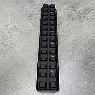 Компенсатор висоти Leapers UTG Universal, H: 12.7 мм, L: 140 мм, 13 слотів Weaver/Picatinny (MT-RSX5L), фото 3