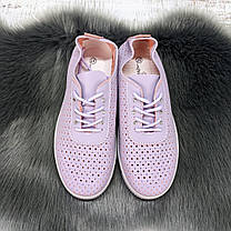 Сліпони жіночі Princess бузкові перфоровані еко-шкіра 8033, фото 4