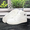 Кросівки жіночі Bayota білі високі на шнурках 8028, фото 6