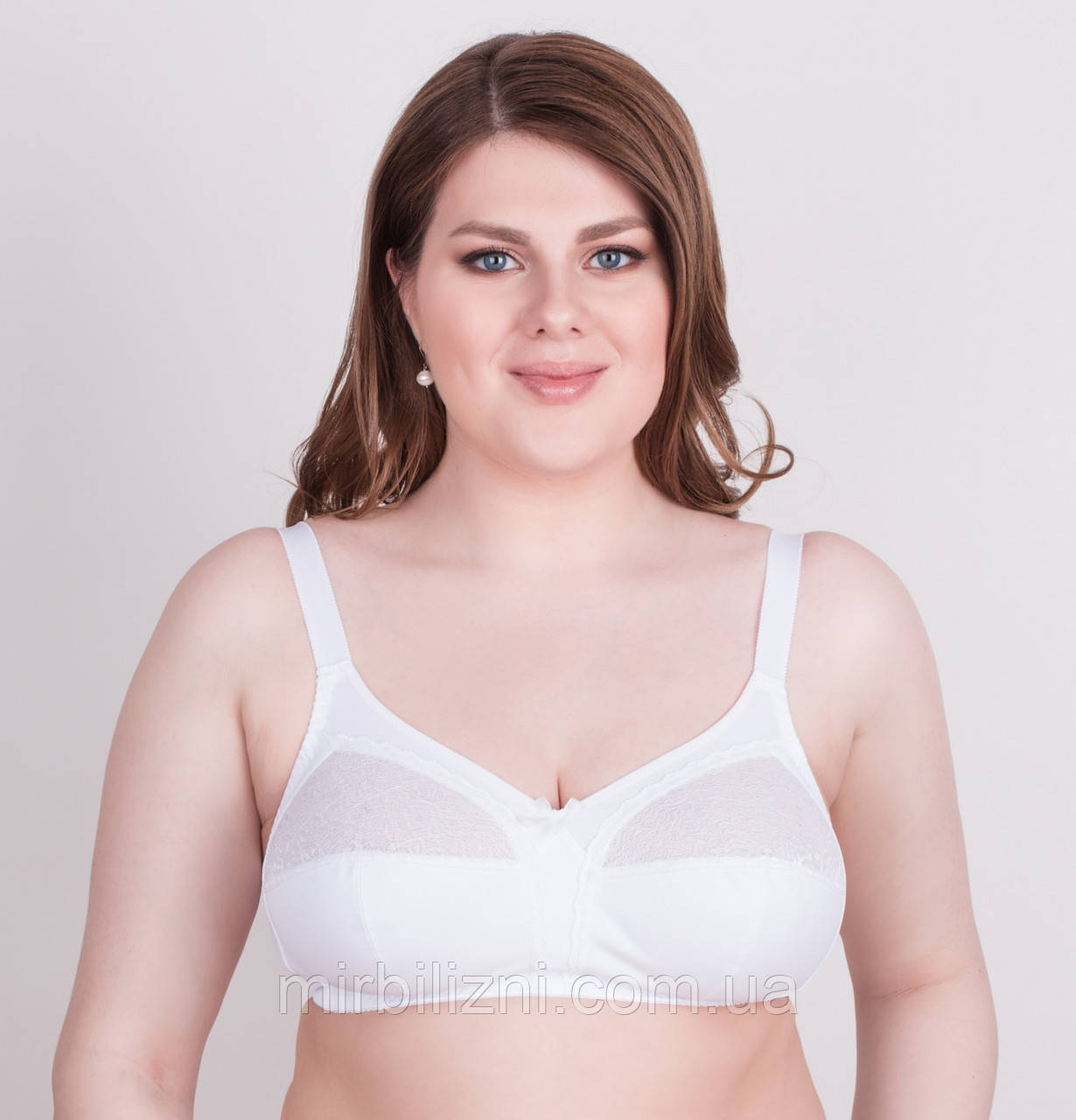 Бюстгальтер Milavitsa білий, арт.124080 (без каркасів, без кісточок)