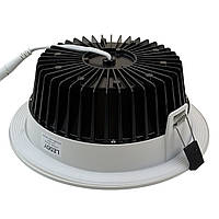 Врізний лед світильник DownLight Leddy 40W IP 44 Pf 0.98 4000K UGR <19 PREMIUM