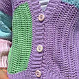 КАРДИГАН ПЕТЧВОРК, Майстер-клас з в'язання (початковий рівень), фото 2