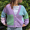 КАРДИГАН ПЕТЧВОРК, Майстер-клас з в'язання (початковий рівень), фото 7