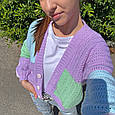 КАРДИГАН ПЕТЧВОРК, Майстер-клас з в'язання (початковий рівень), фото 8