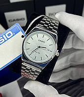 Наручний годинник Casio MTP-B145 Silver/White