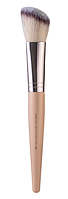 Скошений пензель для нанесення рум'ян Neverti Angled Blush Bruch NP150 (F04)