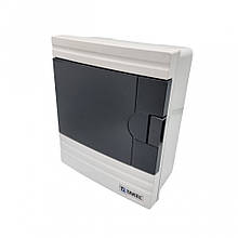 Щиток зовнішній SF-WB на 6 модулів, білий, чорні двер., Argent IP 40 TAKEL