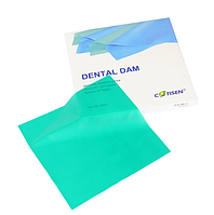 Хустка для коффердама 127х127 мм, зелені, м'ята