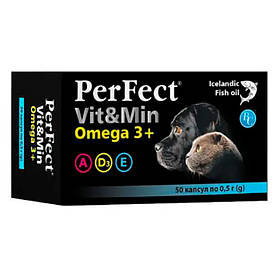 Вітаміни PerFect Vit&Min Omega3+ для котів та собак №50 по 0,5 г