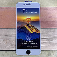 Захисне скло 5D для iPhone 7 Plus / 7+ біле, антистатик, з олеофобним покриттям