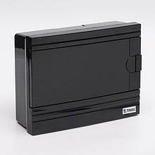 Щиток внутрішній FF-BB на 12 модулів, чорний, чорні двер., Argent IP 40 TAKEL