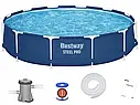 Каркасний басейн із фільтром Bestway 3,05 х 0,76 м, фото 2